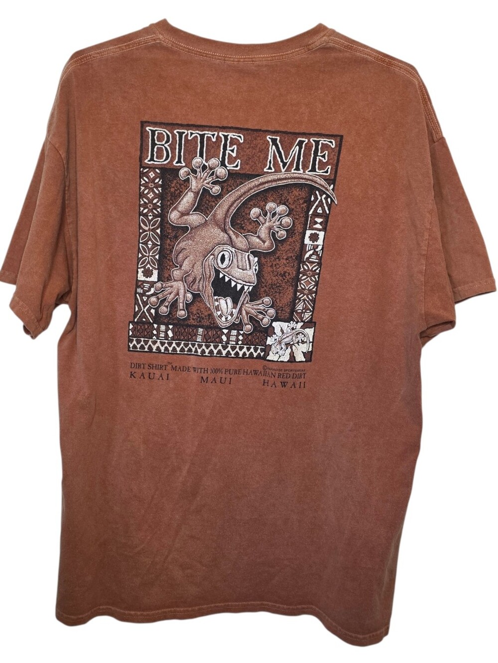 Red Dirt Shirt Graphic T-Shirt  Bite Me  On Gildan Ultra Soft Size XL